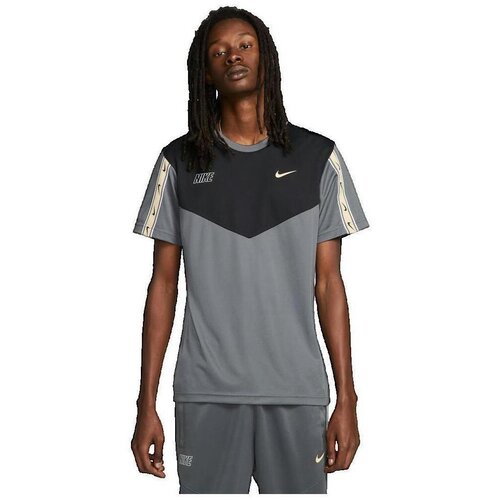 Nike Majice s kratkimi rokavi T-shirt Sportswear Repeat gris fonc&amp;eacute; Večbarvna Slike