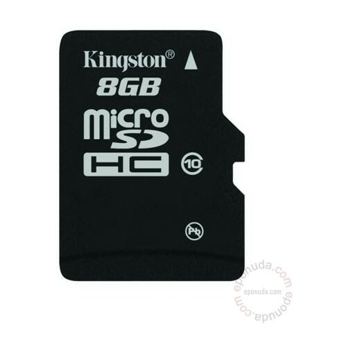 Kingston MicroSDHC 8GB Class 10 SDC10/8GBSP memorijska kartica Slike