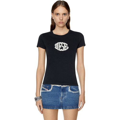 Diesel T-shirt - T-SLI-E2 T-SHIRT black Slike