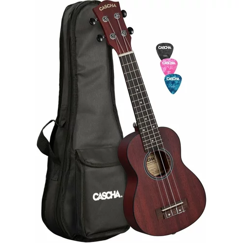 Cascha HH 2263L Soprano ukulele Red