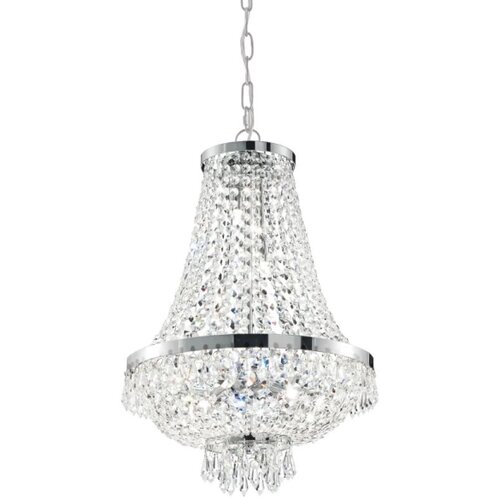 Ideal Lux led kristalni luster na lancu caesar 6xG9/3W/230V prečnik 38 cm hrom Slike