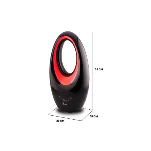  AR4BL1 keramička grejalica sa ventilatorom led svetlom i tajmerom Slike