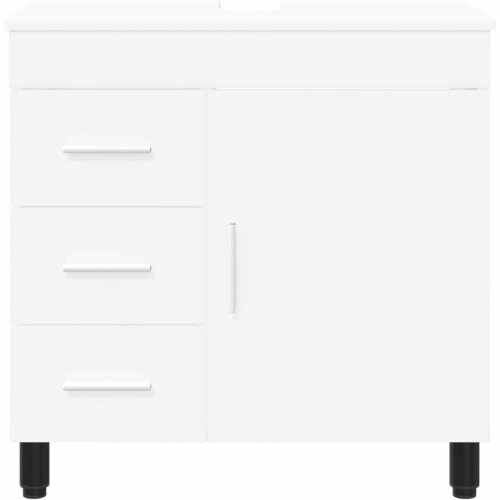  Toaletna jedinica Bijela 60 x 35 x 60 cm Konstruirano drvo Slike