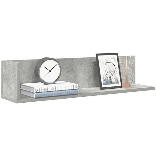 vidaXL Zidne police 2 kom Beton siva 75x16,5x16,5 cm Konstruirano drvo Cijene
