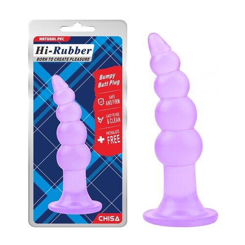  Bumpy Butt Plug-Purple CN 711430711 Cene