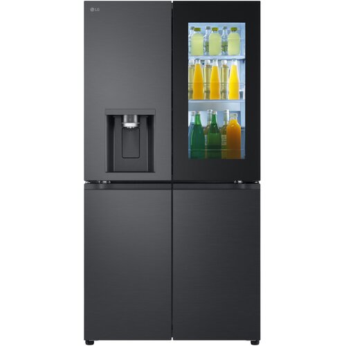 LG InstaView GMG960EVJE side-by-side refrigerator Freestanding 638 L Black Cijene