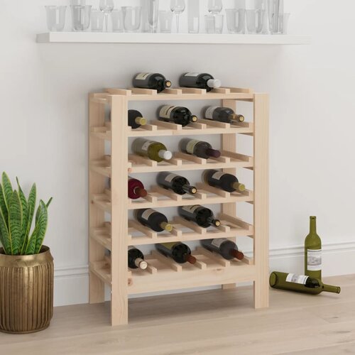  Stalak za vino 61,5x30x82 cm od masivne borovine Cijene