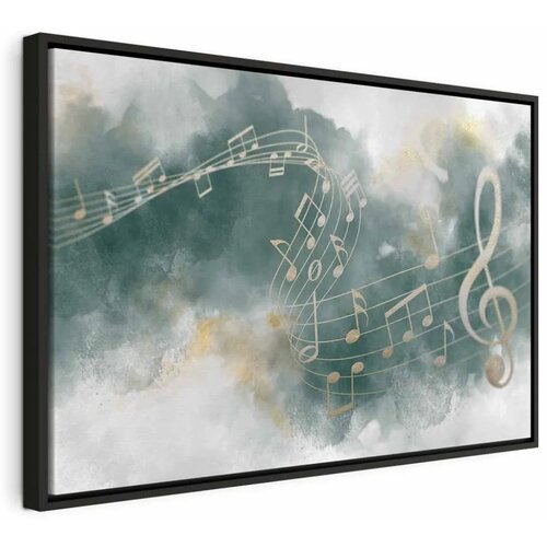  Slika - Melody of the Psalm (1 Part) Wide 90x60 U crnom drvenom okviru Cene