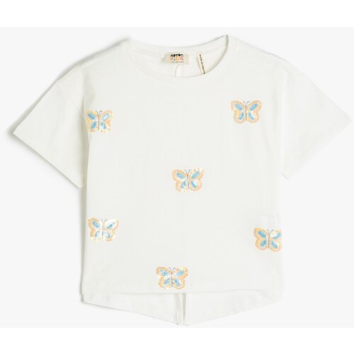 Koton T-Shirt - Ecru Slike