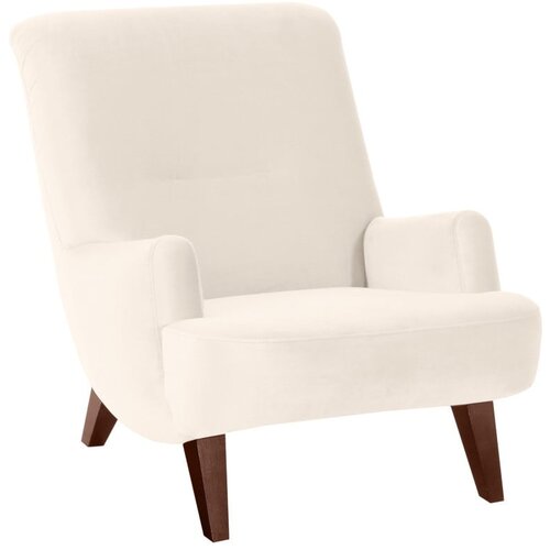 Max Winzer Krem fotelj z rjavimi nogami Brandford Suede Cene