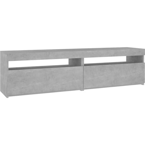  ormarići s LED svjetlima 2 kom boja betona 75 x 35 x 40 cm Slike