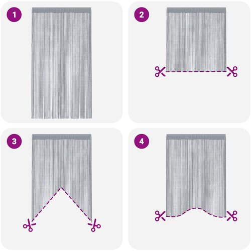 VidaXL Nižaste zavjese 2 kom svijetlo sive 100x250 cm Slike