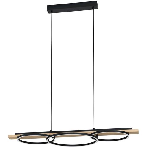 Eglo viseća lampa BOYAL LED 101 cm crna hrast 99625 Slike