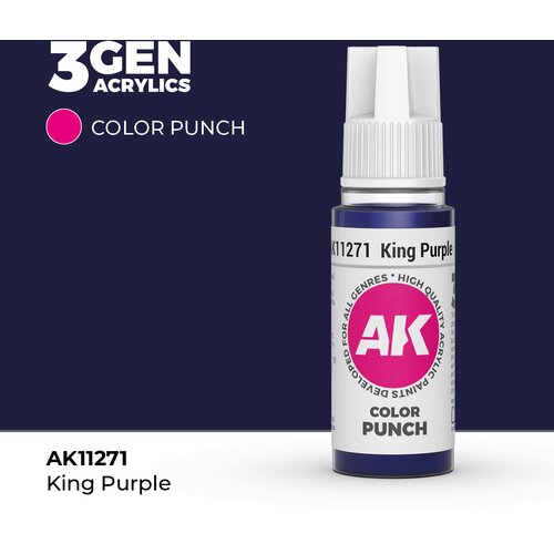 AK Interactive King Purple 17ml - Color Punch 3rd Gen AK11271 Cene