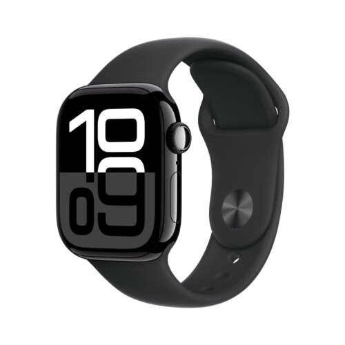 Apple Watch S10 GPS 42mm Jet Black Alu Case with Black Sport Band – S/M Cijene