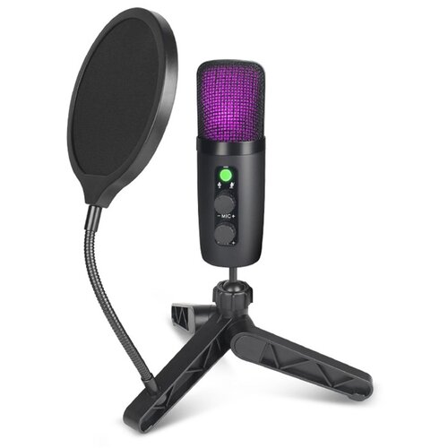 INF USB kondenzatorski mikrofon 192kHz/24Bit s trinožcem in pop filtrom, (5000292078) Cene