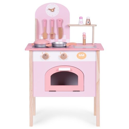  Dečija kuhinja pink sa 2 dodataka,rernom,slavinom i sudoperom ECOTOYS Cene