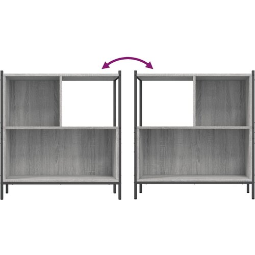  Regal za knjige boja hrasta 72x28x77,5 cm konstruirano drvo Slike