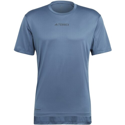 Adidas mt tee, muška majica za planinarenje, plava HZ1388 Slike
