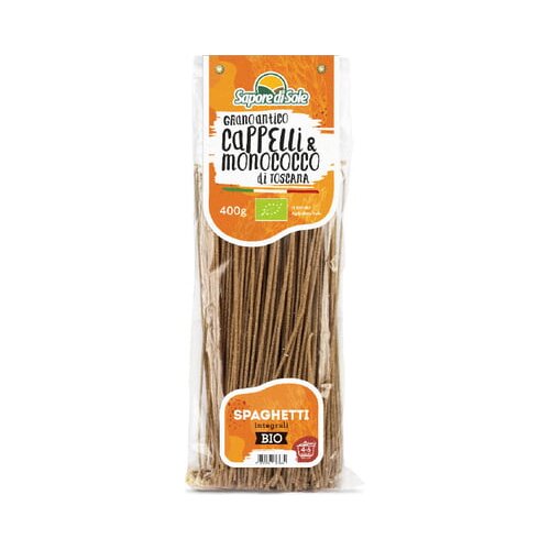 Sapore di Sole Testenine iz polnozrnate trde pšenice, Grano Antico - Cappelli & Monococco - Spaghetti, bio Cene