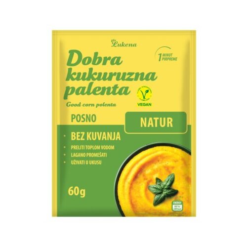  PALENTA INSTANT KUKURUZNA NATUR DOBRA 60G Slike