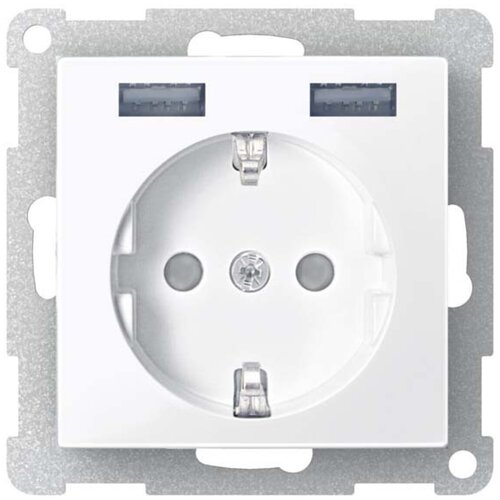 Merten SCHUKO vtičnica s polnilnikom USB MEG2366-0414, (21225281) Cene