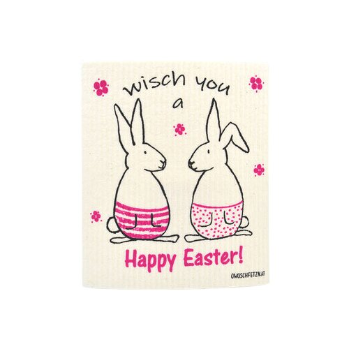 OWOSCHFETZN Spužvasta krpa &amp;quot;Happy Easter Bunny Fanny&amp;quot; Slike