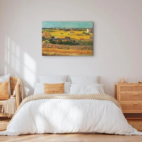  Slika - Vincent van Gogh &amp;ndash; The Harvest 60x40 Na talijanskom platnu Slike