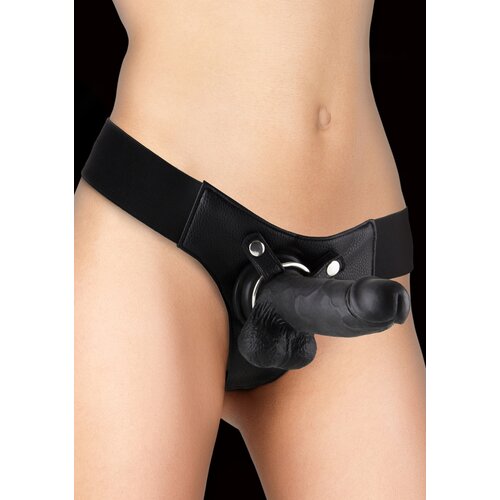 Ouch! Realistic 8 Inch Strap-On Black Cijene