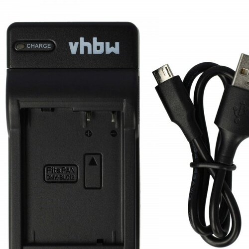 VHBW Punjač za bateriju Panasonic DMW-BLC12E, MicroUSB Slike