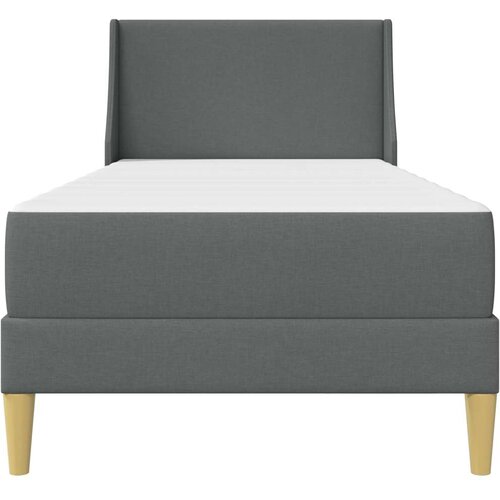  Okvir kreveta s madracem Tamno siva 90 x 200 cm tkanina - Jjedan Slike