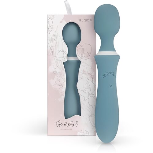 Bloom Orchid Wand - punjivi vibrator za masažu (tirkiz) Cijene