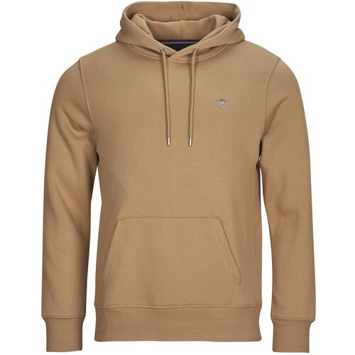 Gant Puloverji REG SHIELD HOODIE Bež Slike