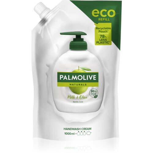 Palmolive Naturals Milk & Olive naravno tekoče milo za roke nadomestno polnilo 1000 ml Cene
