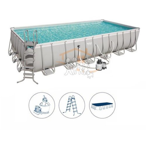 Porodični bazen Bestway Power Steel 732x366x132 cm 56474 Cene