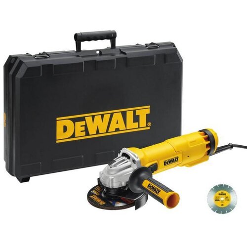 Dewalt grinder za kotni kot 1200W 125 mm kovček + DWE4217KD diamond disc, (21101431) Cene