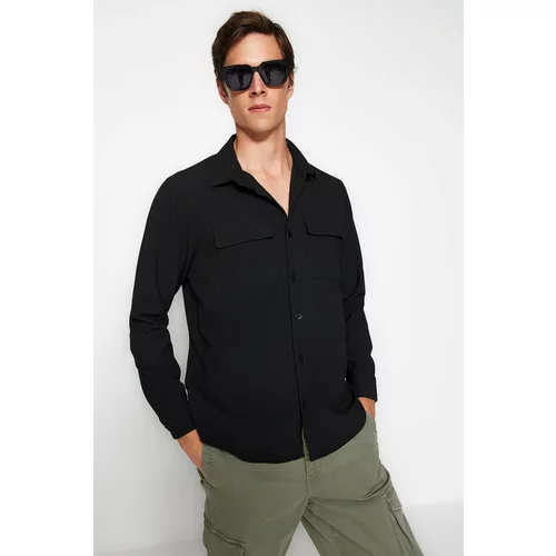 Trendyol Shirt - Black - Regular fit