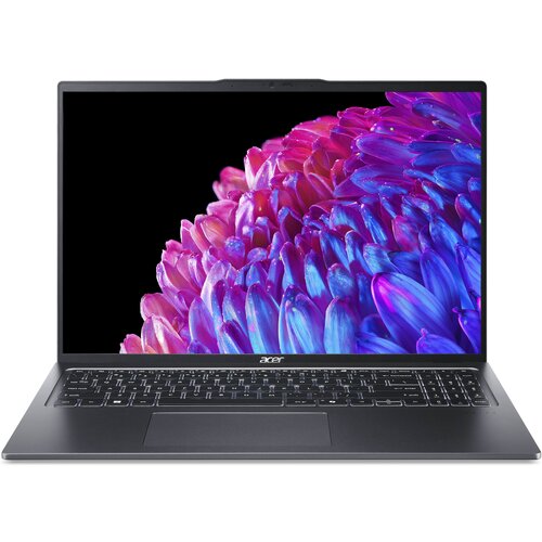 Acer swift go SFG16-72-79Y0 intel core ultra 7 155U 16inch wuxga ips 16GB LPDDR5X 1TB pcie ssd intel hd graphics W11H stell gray 2y prenosni računalnik, (21565896) Cene