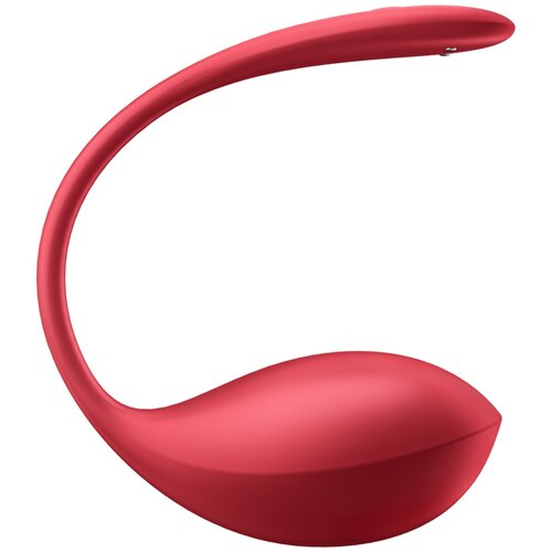 Satisfyer Shiny Petal - radio vibrirajuće jaje (crveno) Slike