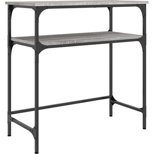 Maison Chic konzolna miza - miza ob steni siva sonoma 75x35,5x75 cm inženirski les, (21785787) Cene