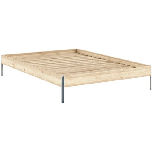 Karup Design Bračni krevet od masivnog bora s podnicom 140x200 cm u prirodnoj boji Core – Cijene