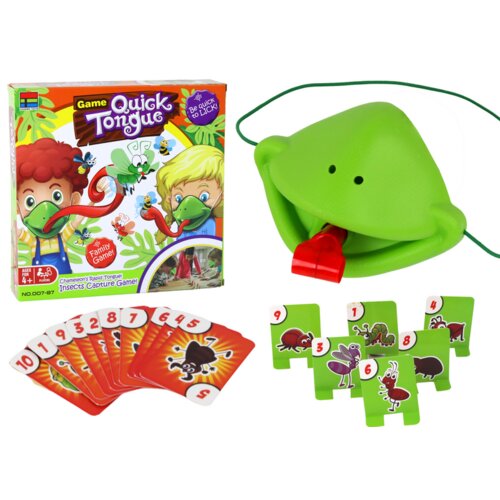  Zabavna igra vje&amp;scaron;tina Quick Tongue - Uhvatite masku kukca kameleona Slike