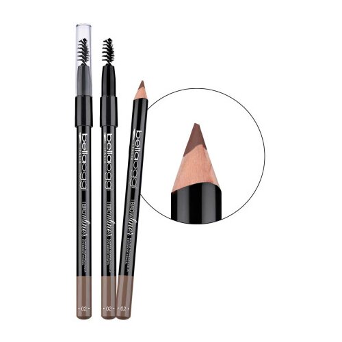 bellaoggi črtalo za obrvi - I Brow Liner - Brown Cene