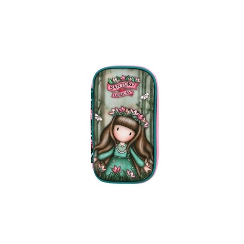 Santoro Pernica puna ovalna 1zip 1preklop Woodland Wildflower Gorjuss 1046GJ24 Slike