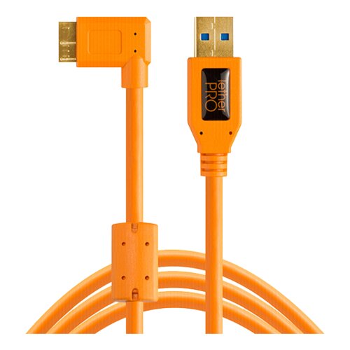 Tethertools USB kabel USB-A vtič\, USB-mikro-B 3.0 vtič 4.60 m oranžna 90&deg; kotni desno CU61RT15-ORG, (20417371) Cene