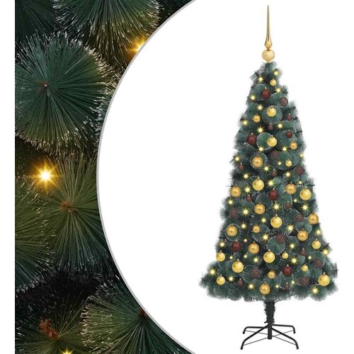 vidaXL Umestno božično drevo Zelena 40 x 40 x 180 cm PET, (5000043590) Cene