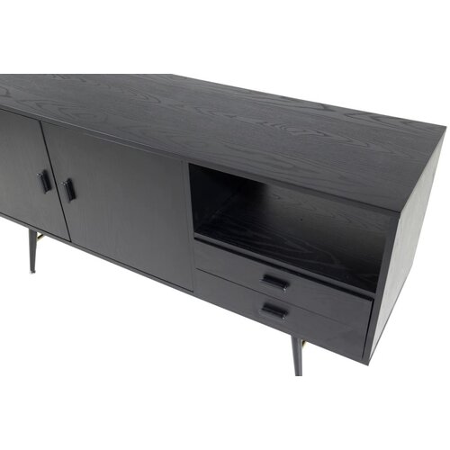 Venture Home komoda Gold 46 &amp;times; 80 &amp;times; 160 cm, crna Slike