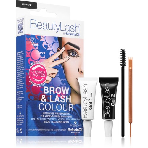 RefectoCil BeautyLash Brow & Lash Colour barva za obrvi za trepalnice in obrvi odtenek Black 1 kos Cene