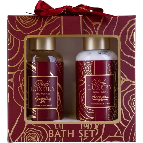 Accentra Body Luxury Winter Rose & Amber poklon set (za kupke)