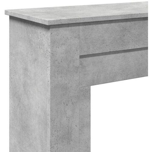  Okvir za kamin boja betona 90x30x90 cm od konstruiranog drva Slike